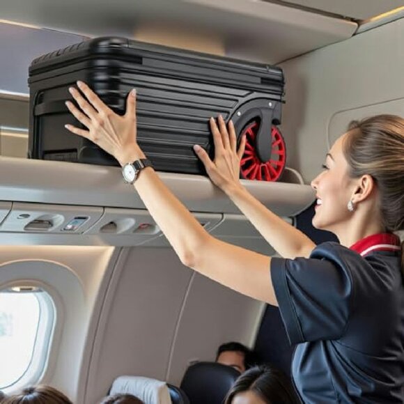 21-Inch Hard Shell Carry-On Luggage with TSA Lock & Large Wheels - Picture 3 of 7